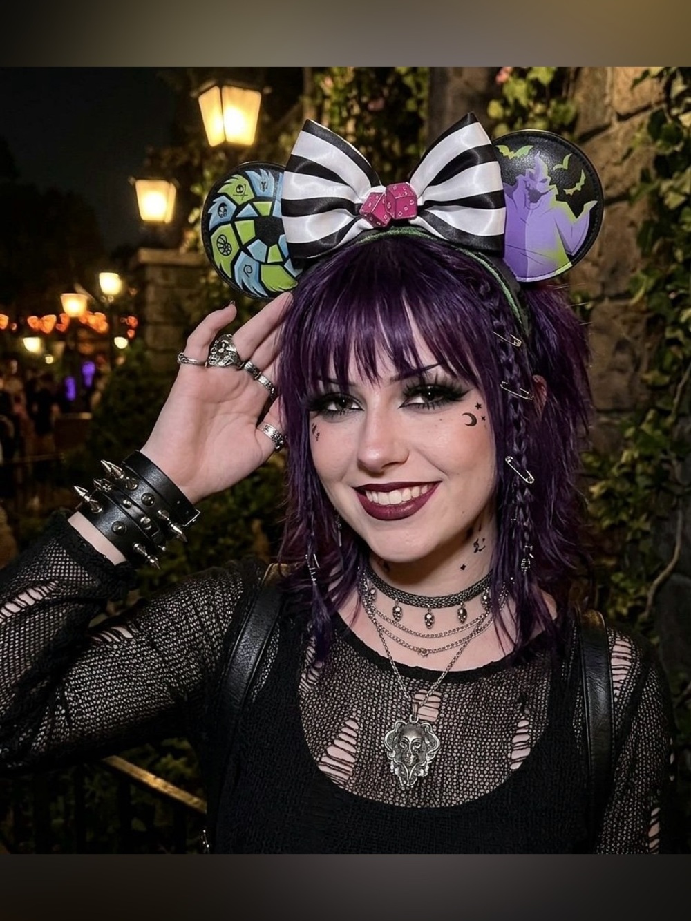 Disney Parks Oogie Boogie Glow-in-the-Dark Ear Headband